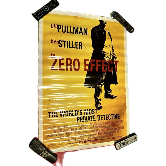 Zero Effect 1997 Original Movie‎ Poster 27x40 Ben Stiller Bill Pullman - Picture 1 of 3